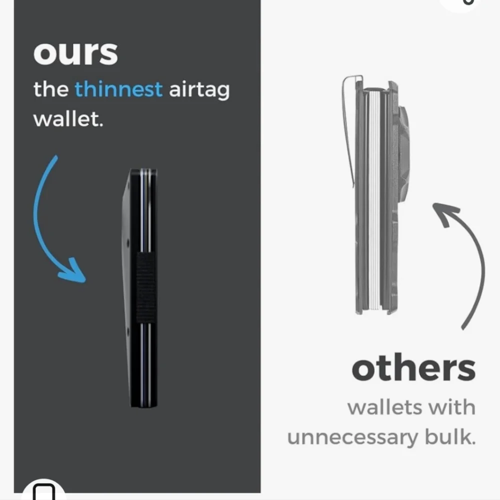Airtag Wallet with Money Strap